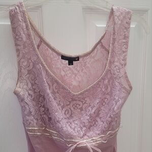 Hot Kiss Pink Lace Chemise